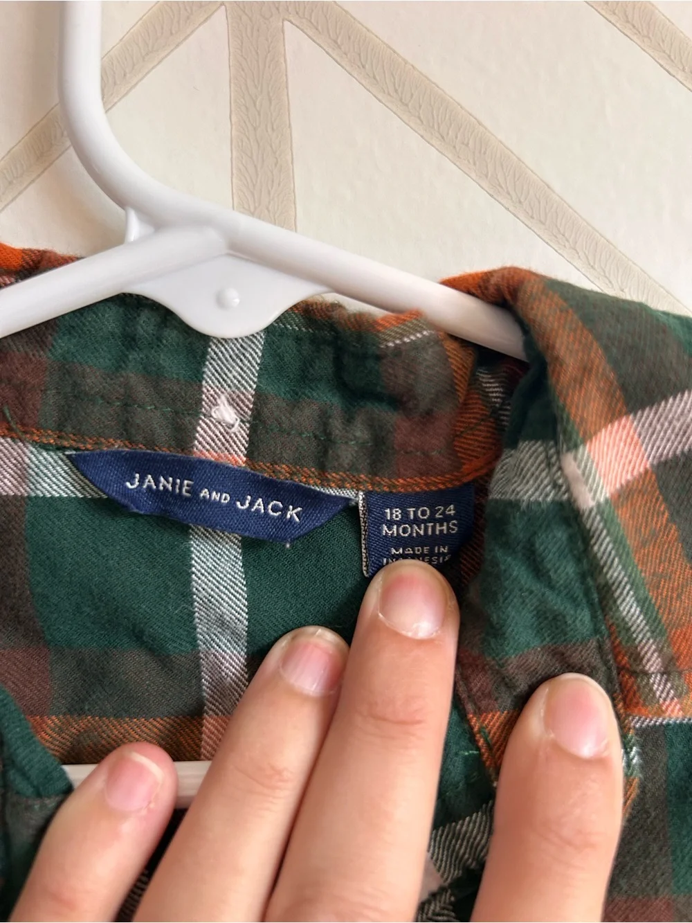 *Janie and Jack* Plaid Button-Up Shirt with Matching Pants